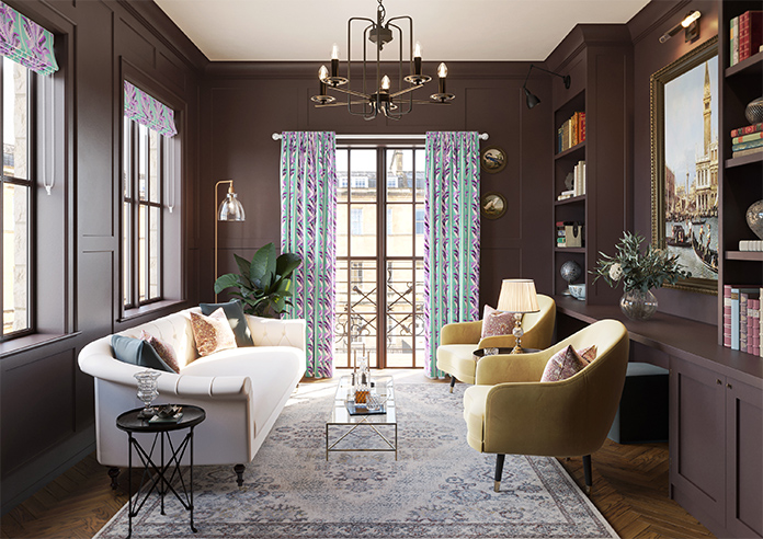 Miami, Purple - Made To Measure Curtains - Image 14